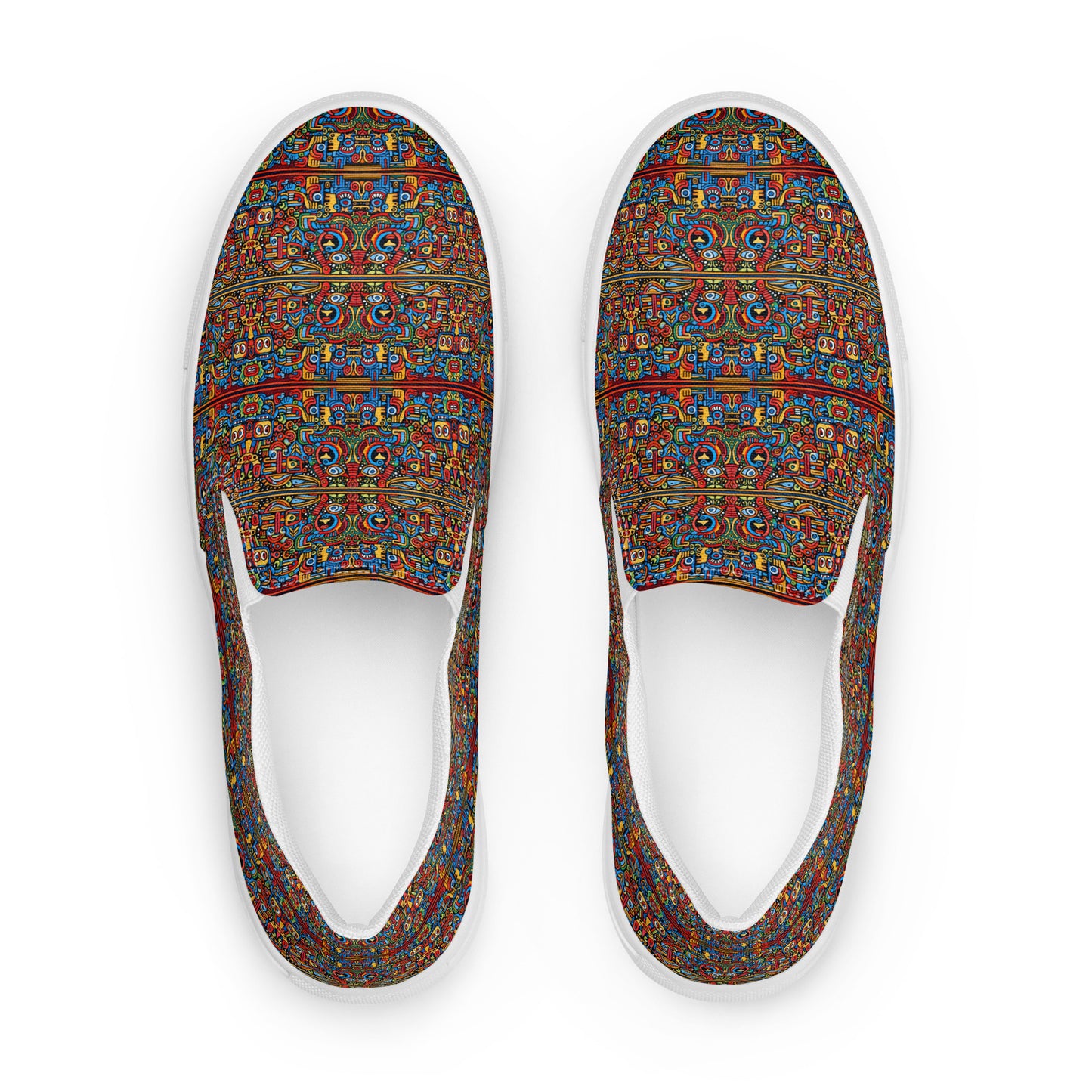 DMV 1358 Psy Artsy Men’s slip-on canvas shoes