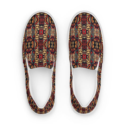 DMV 0174 Classic Boho Men’s slip-on canvas shoes