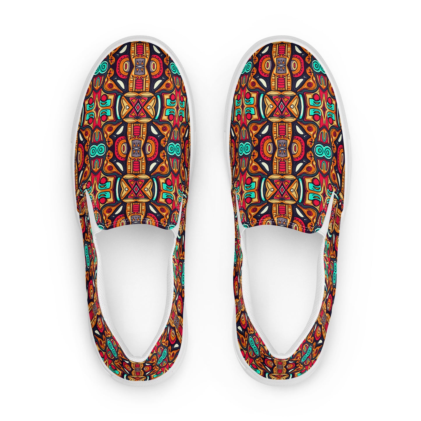 DMV 1977 Psy Artsy Men’s slip-on canvas shoes