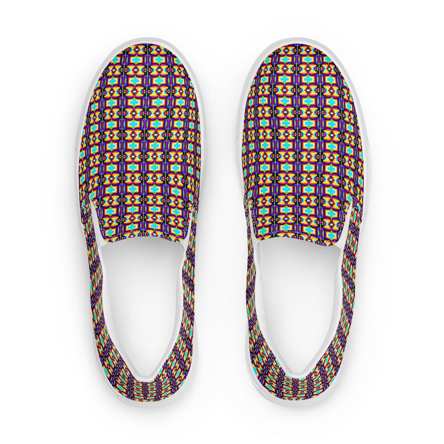 DMV 0741 Psy Artsy Men’s slip-on canvas shoes