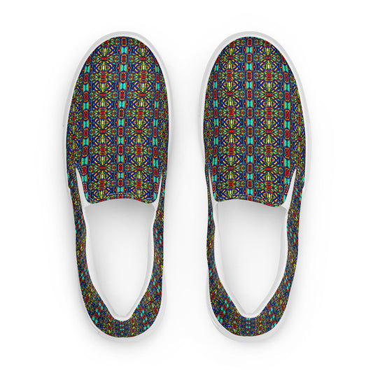 DMV 1368 Psy Artsy Men’s slip-on canvas shoes