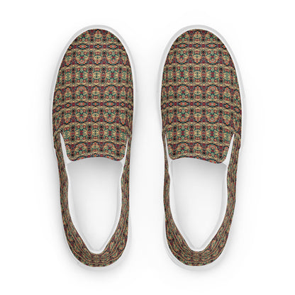 DMV 1771 Chic Boho Men’s slip-on canvas shoes