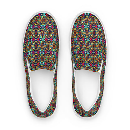 DMV 1295 Psy Artsy Men’s slip-on canvas shoes