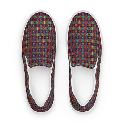 DMV 0493 Psy Artsy Men’s slip-on canvas shoes