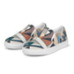 DMV 0264 Abstract Art Men’s slip-on canvas shoes