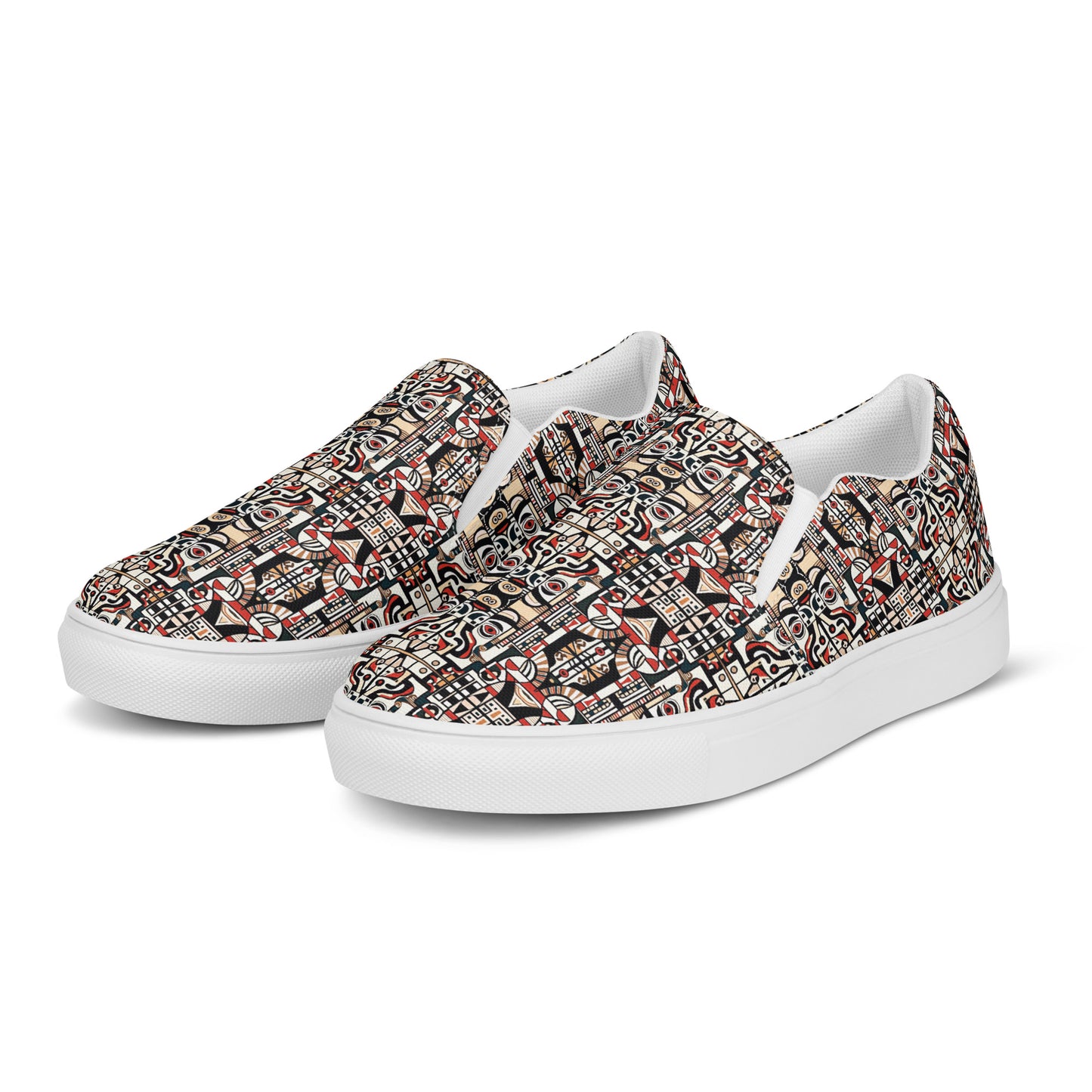 DMV 0131 Chic Boho Men’s slip-on canvas shoes