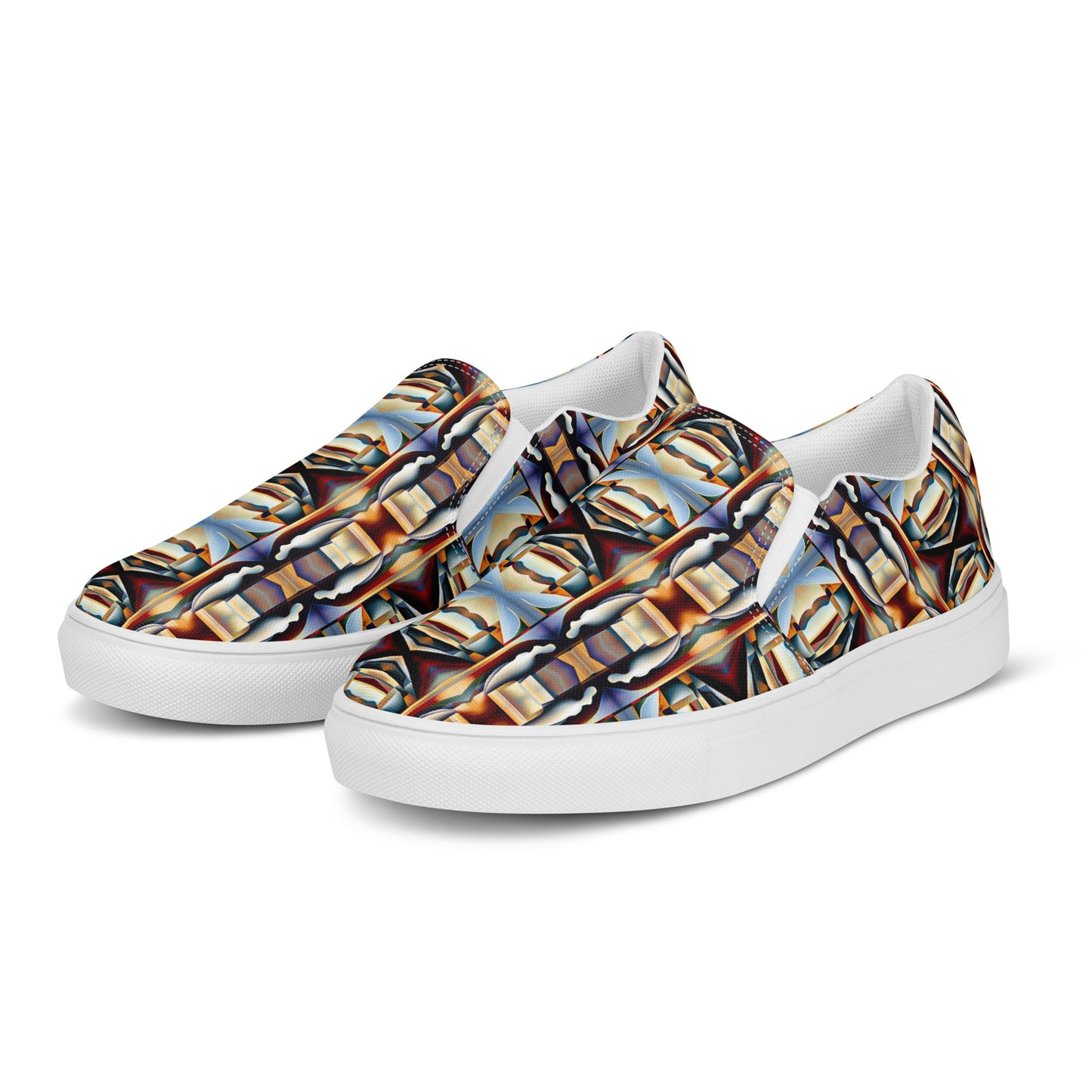 DMV 0104 Conceptual Artsy Men’s slip-on canvas shoes