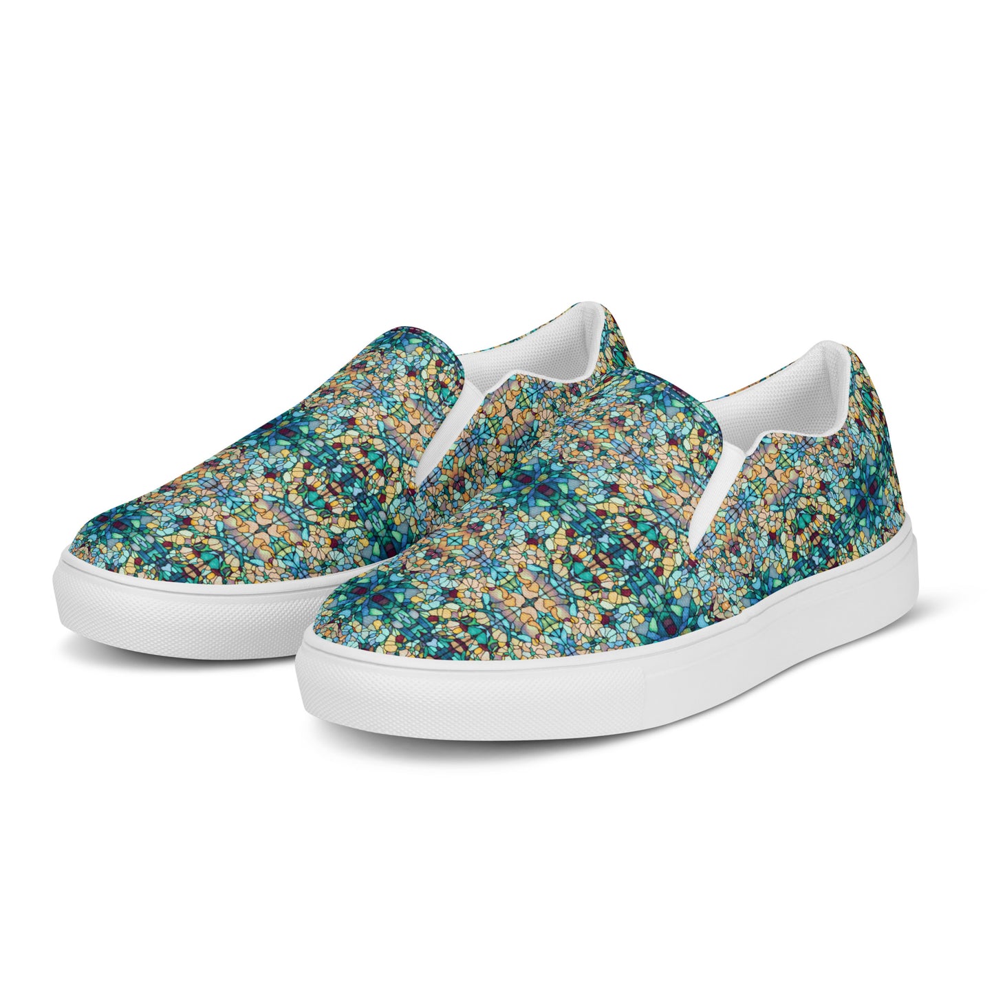 DMV 0254 Chic Boho Men’s slip-on canvas shoes