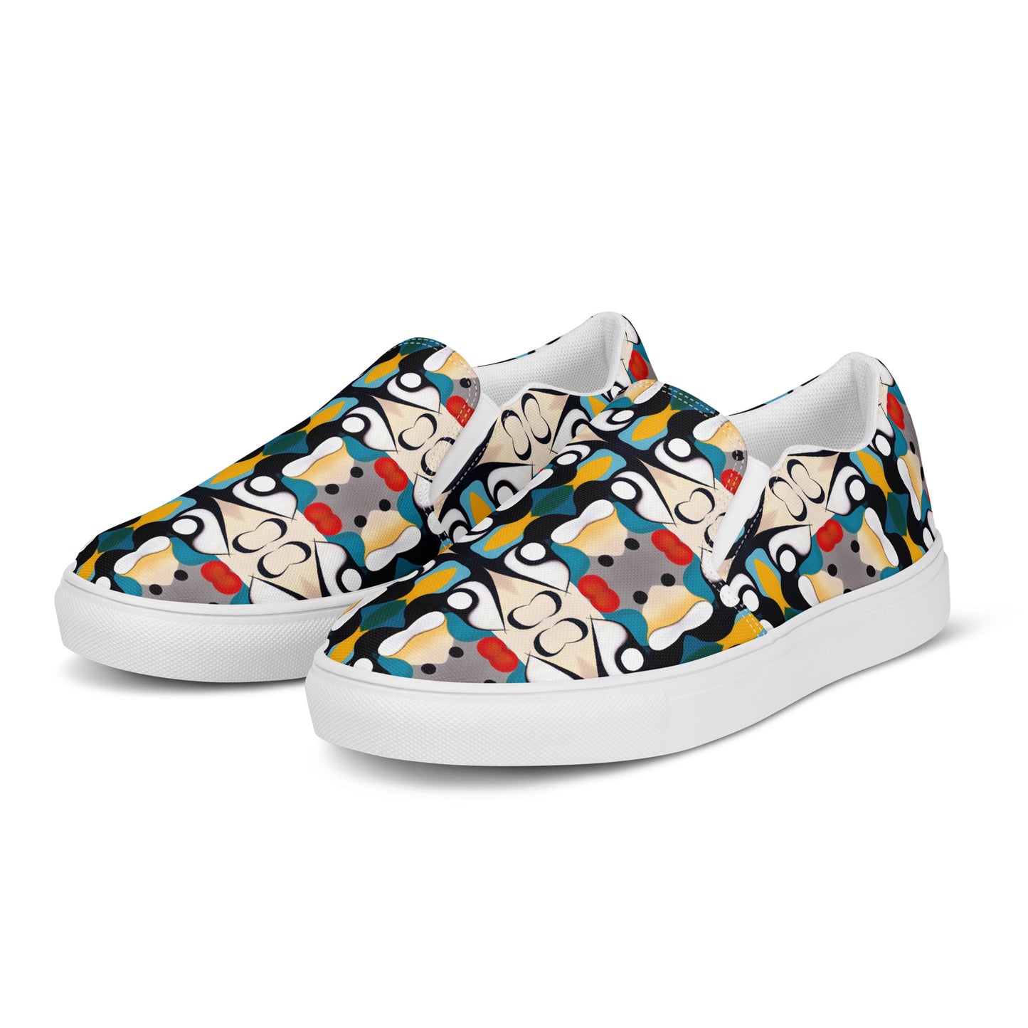 DMV 0139 Vintage Artsy Men’s slip-on canvas shoes