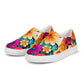 DMV 0259 Floral Men’s slip-on canvas shoes