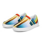 DMV 0262 Retro Art Men’s slip-on canvas shoes