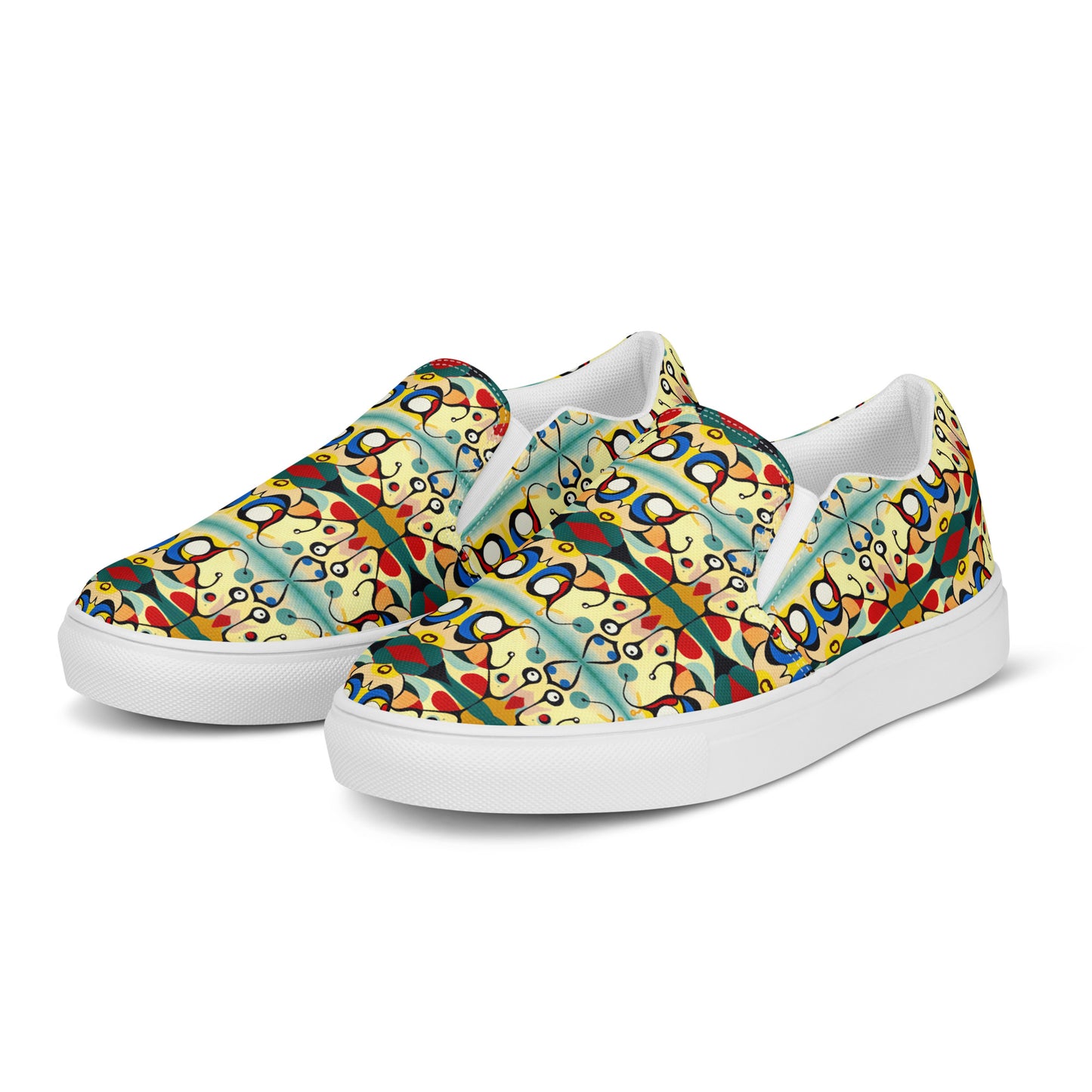 DMV 0405 Vintage Artsy Men’s slip-on canvas shoes