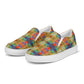 DMV 0191 Avant Garde Artsy Men’s slip-on canvas shoes