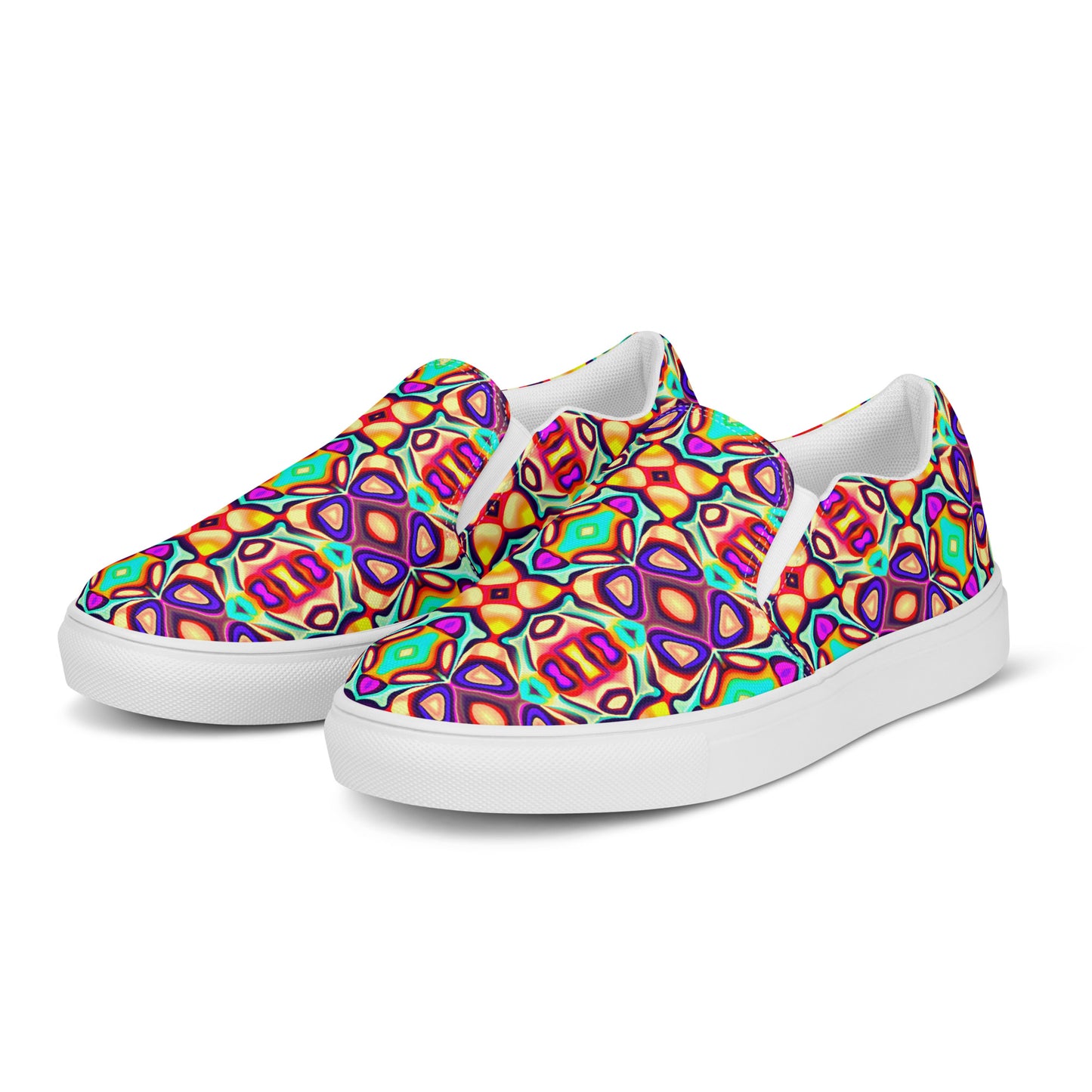 DMV 1357 Psy Artsy Men’s slip-on canvas shoes