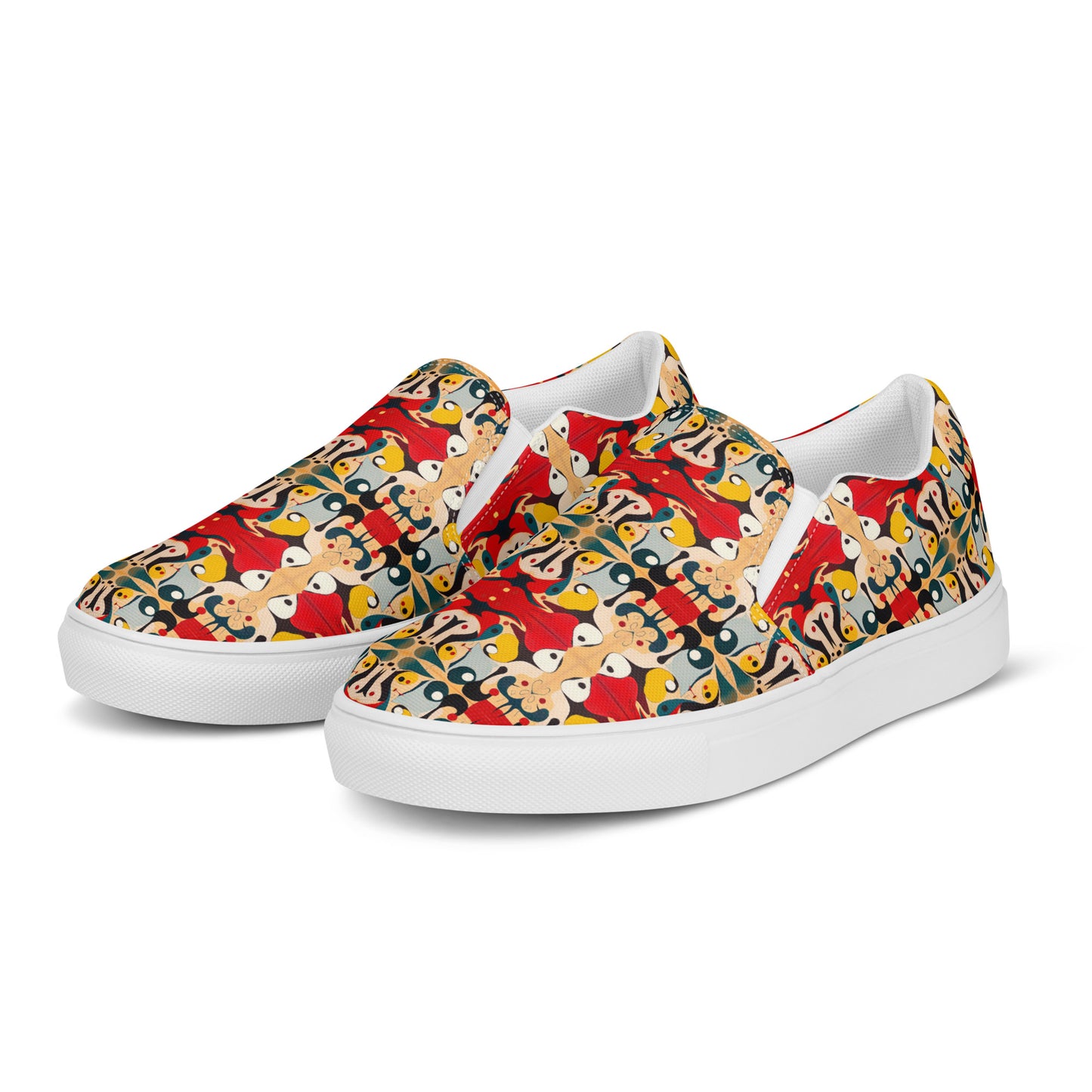 DMV 0203 Vintage Artsy Men’s slip-on canvas shoes