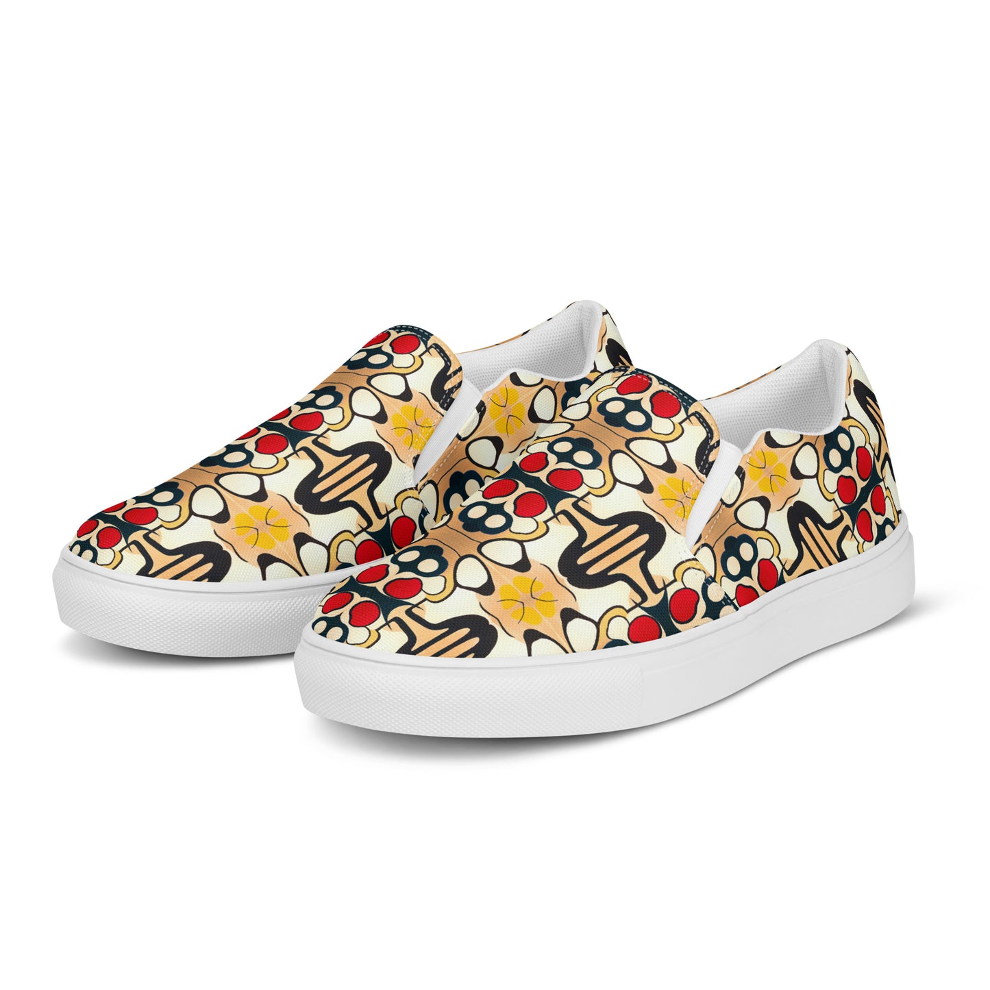 DMV 0204 Vintage Artsy Men’s slip-on canvas shoes