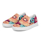 DMV 0293 Floral Men’s slip-on canvas shoes