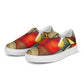 DMV 0298 Retro Art Men’s slip-on canvas shoes