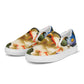 DMV 0268 Floral Men’s slip-on canvas shoes