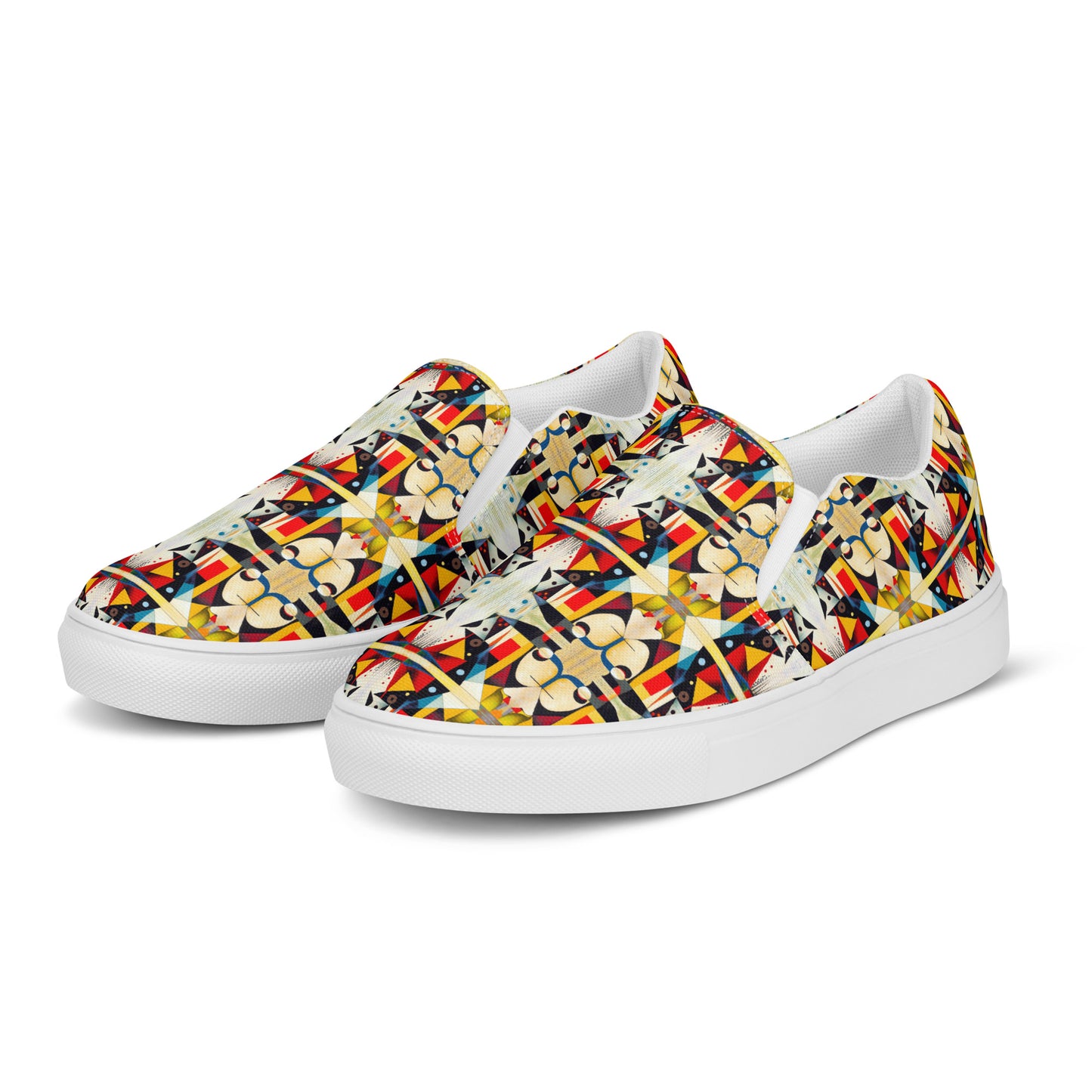 DMV 0517 Chic Boho Men’s slip-on canvas shoes