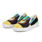 DMV 1442 Retro Art Men’s slip-on canvas shoes