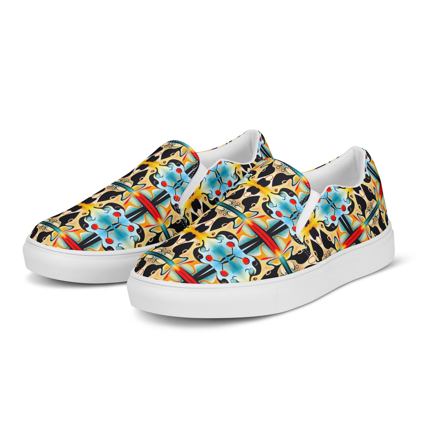 DMV 1401 Vintage Artsy Men’s slip-on canvas shoes