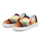 DMV 1069 Abstract Art Men’s slip-on canvas shoes