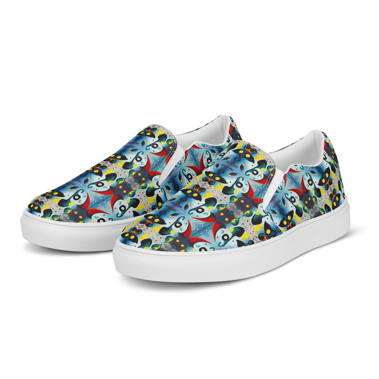 DMV 0362 Vintage Artsy Men’s slip-on canvas shoes