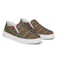 DMV 0118 Psy Artsy Men’s slip-on canvas shoes