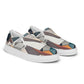 DMV 0264 Abstract Art Men’s slip-on canvas shoes