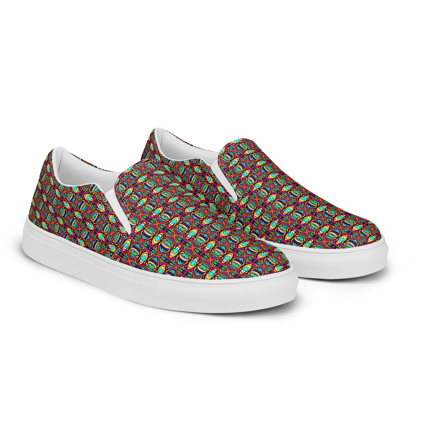 DMV 0241 Psy Artsy Men’s slip-on canvas shoes