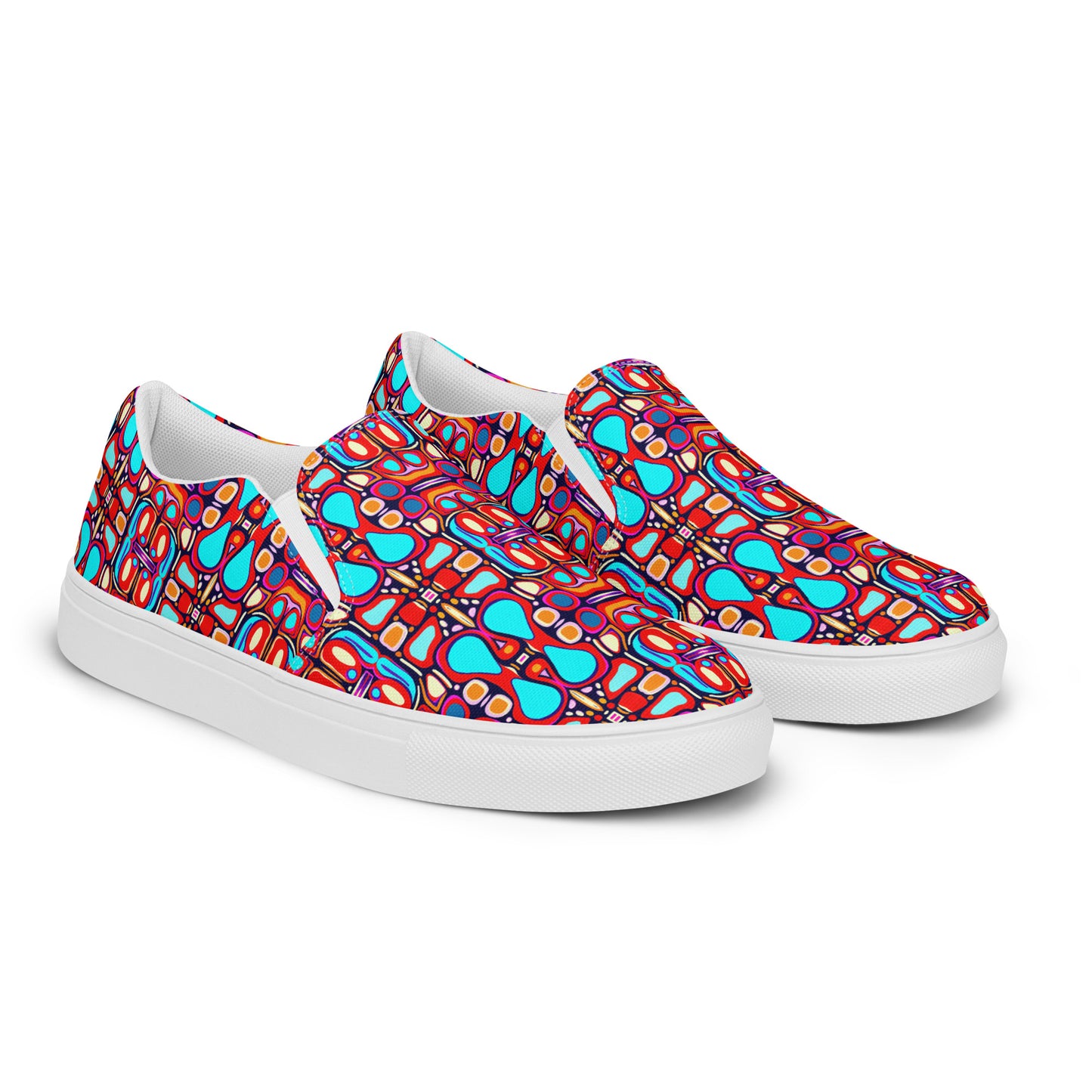 DMV 0094 Vintage Artsy Men’s slip-on canvas shoes