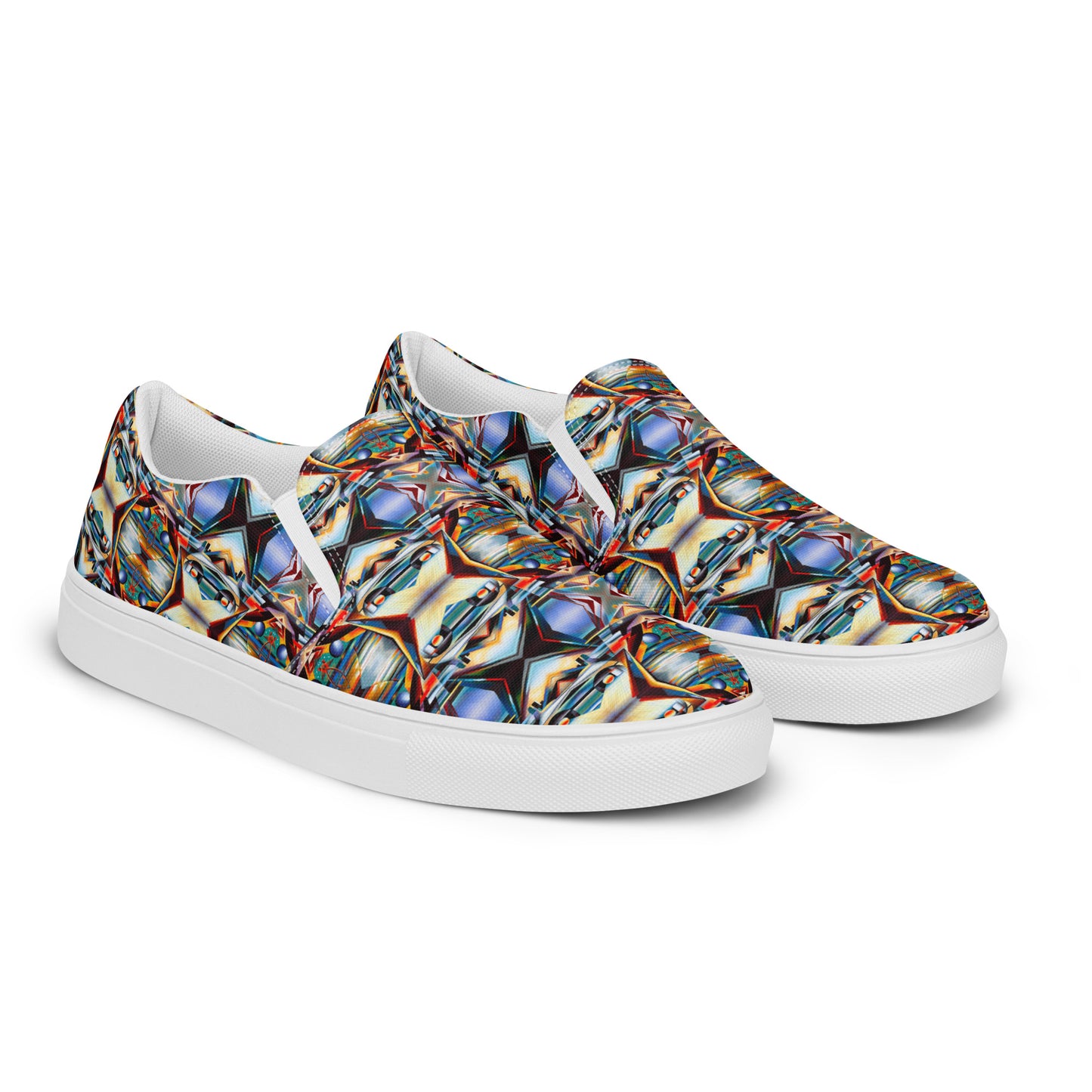 DMV 0221 Conceptual Artsy Men’s slip-on canvas shoes