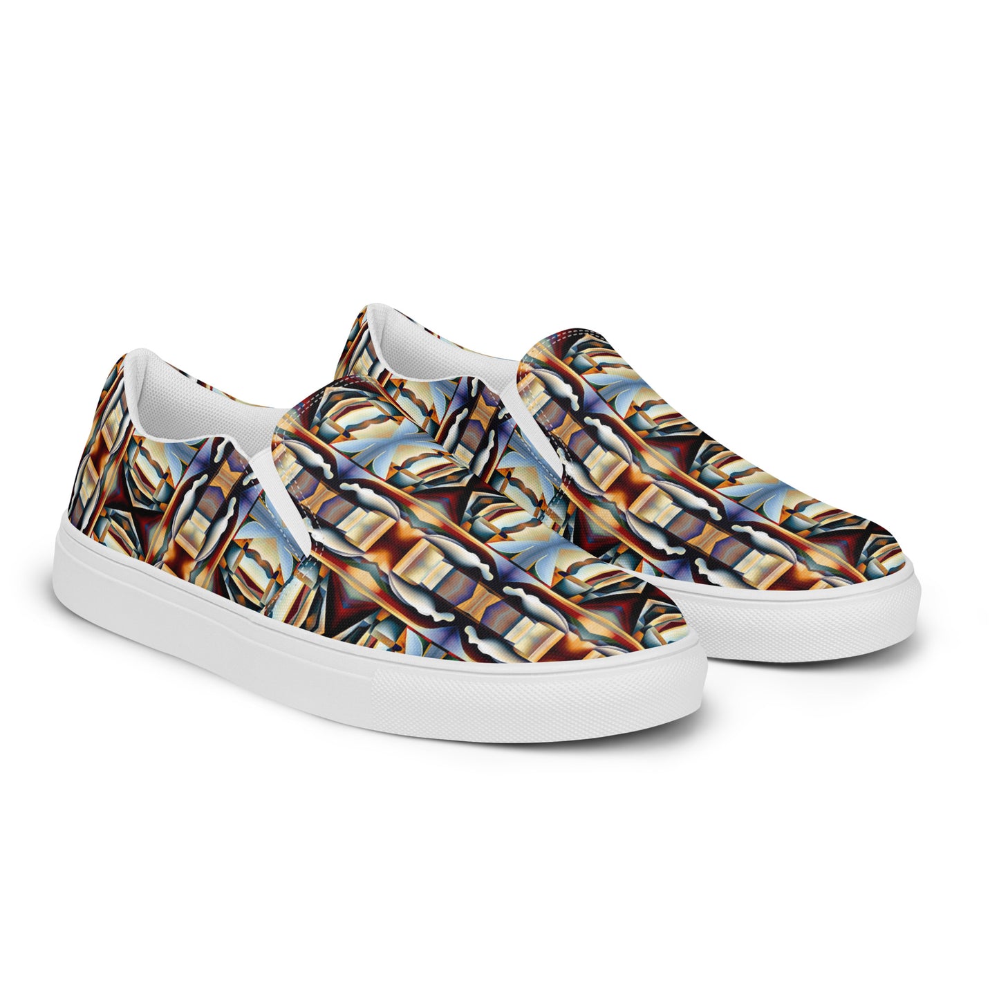 DMV 0104 Conceptual Artsy Men’s slip-on canvas shoes