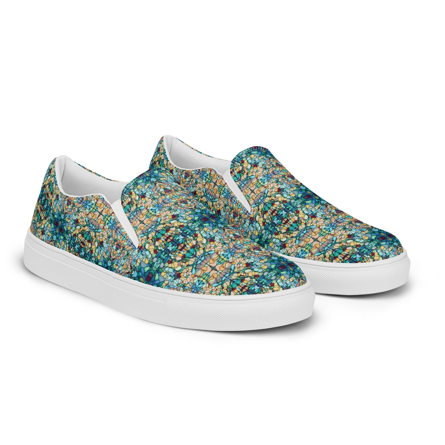 DMV 0254 Chic Boho Men’s slip-on canvas shoes