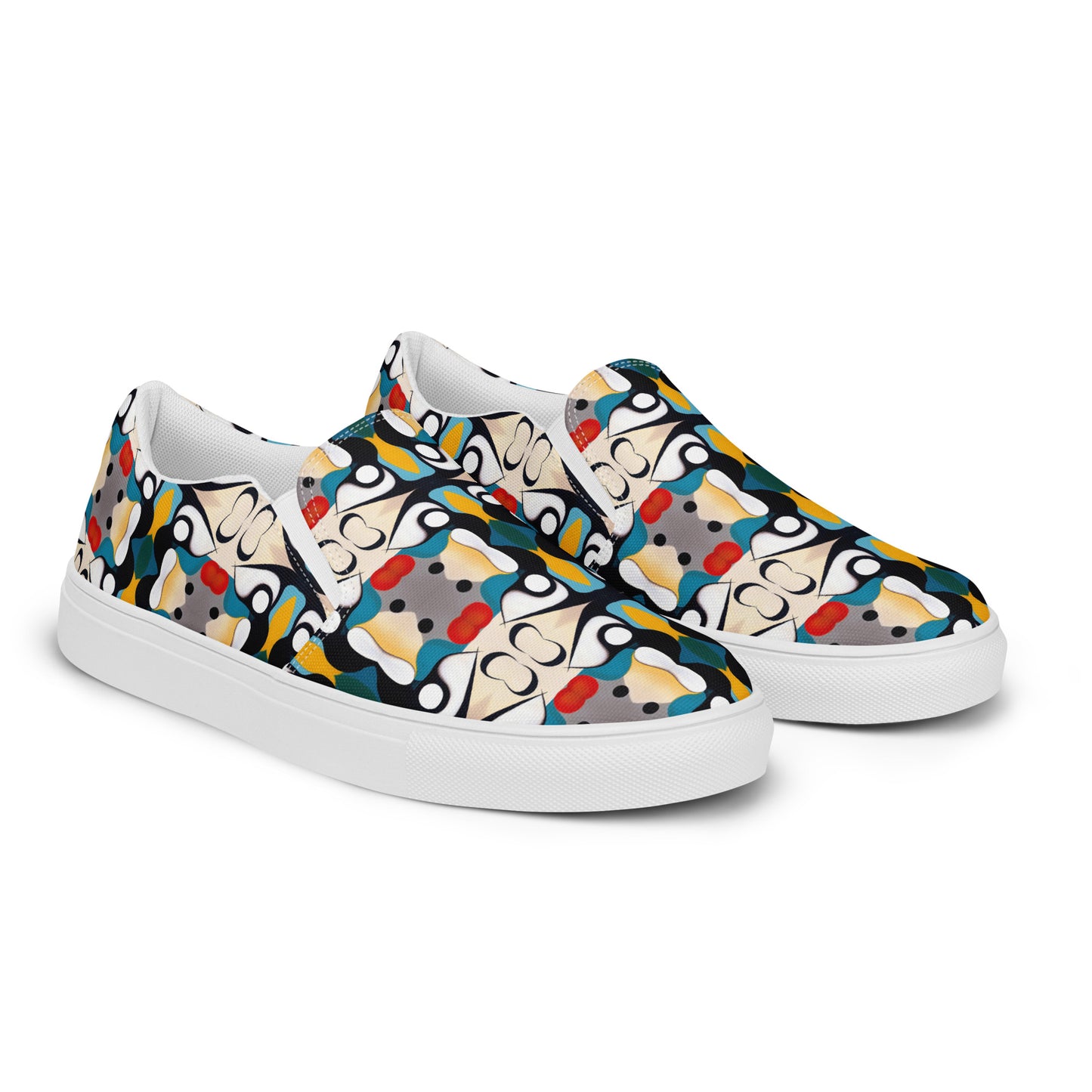 DMV 0139 Vintage Artsy Men’s slip-on canvas shoes