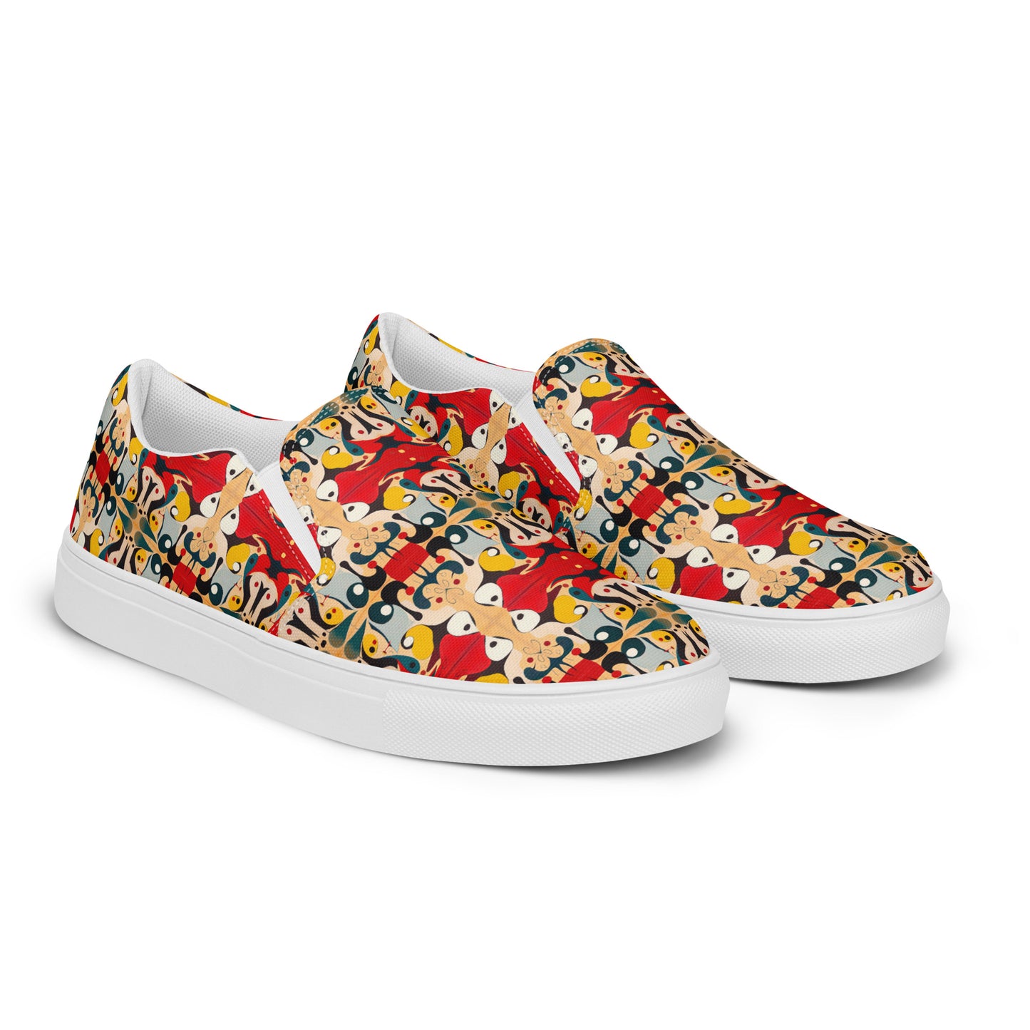 DMV 0203 Vintage Artsy Men’s slip-on canvas shoes