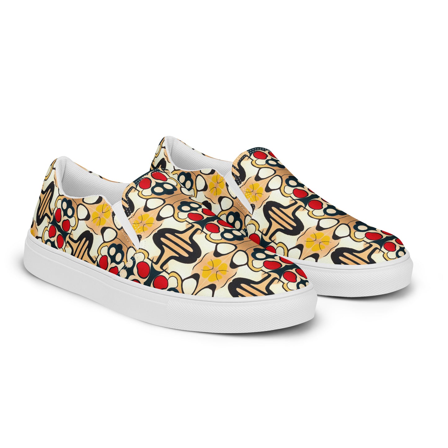 DMV 0204 Vintage Artsy Men’s slip-on canvas shoes