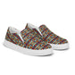 DMV 1348 Psy Artsy Men’s slip-on canvas shoes