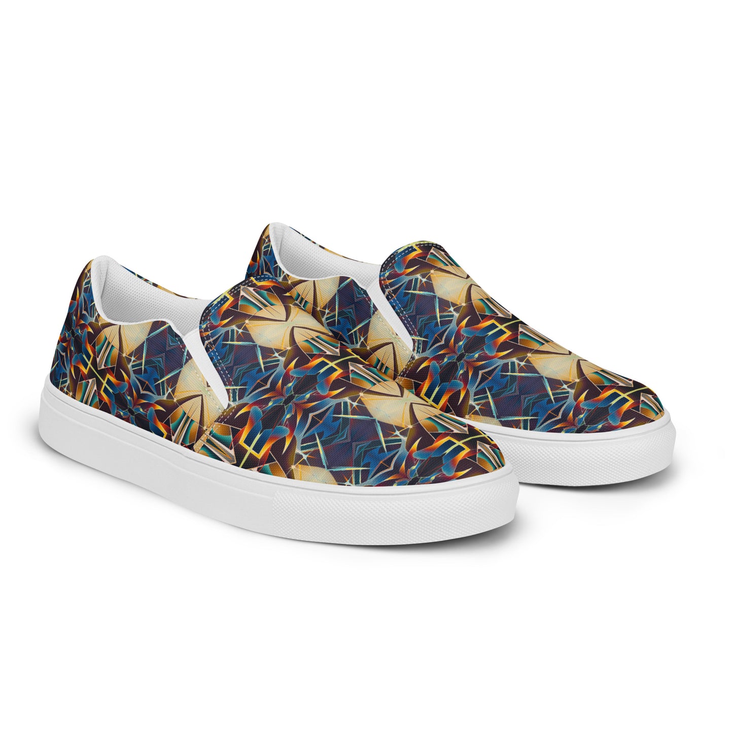 DMV 0406 Conceptual Artsy Men’s slip-on canvas shoes