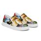 DMV 0268 Floral Men’s slip-on canvas shoes