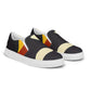 DMV 0421 Retro Art Men’s slip-on canvas shoes