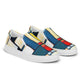 DMV 0327 Abstract Art Men’s slip-on canvas shoes