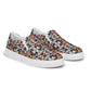 DMV 1879 Geo Boho Men’s slip-on canvas shoes