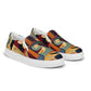 DMV 0715 Retro Art Men’s slip-on canvas shoes