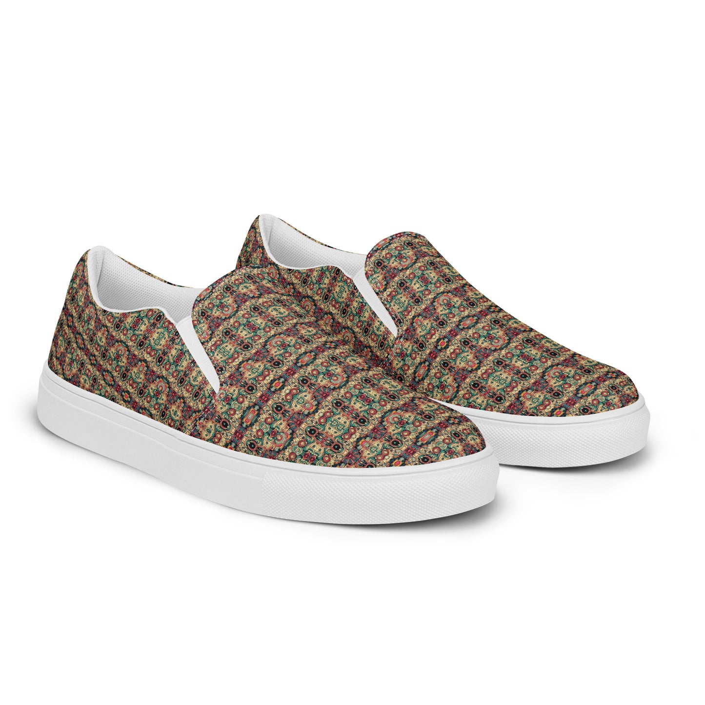 DMV 1771 Chic Boho Men’s slip-on canvas shoes