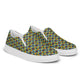 DMV 1419 Chic Boho Men’s slip-on canvas shoes