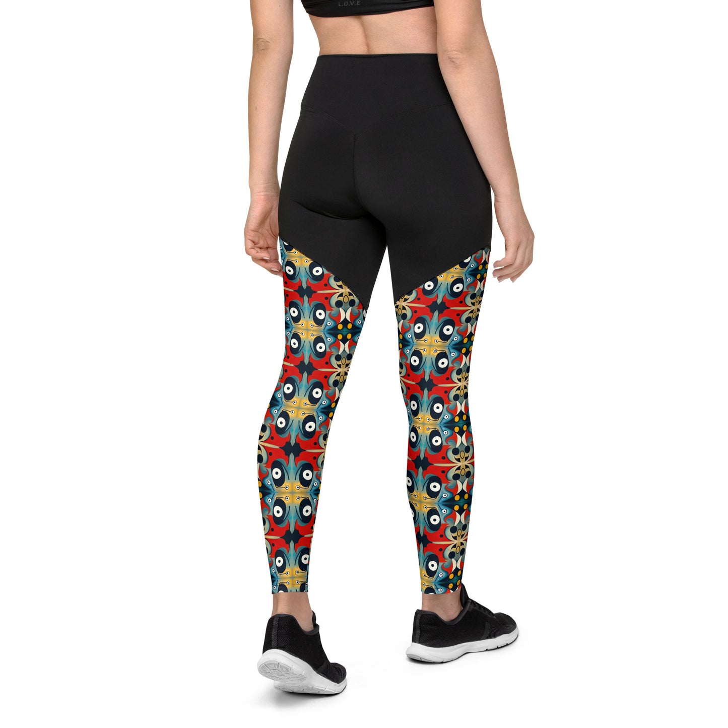 DMV 0269 Vintage Artsy Sports Leggings