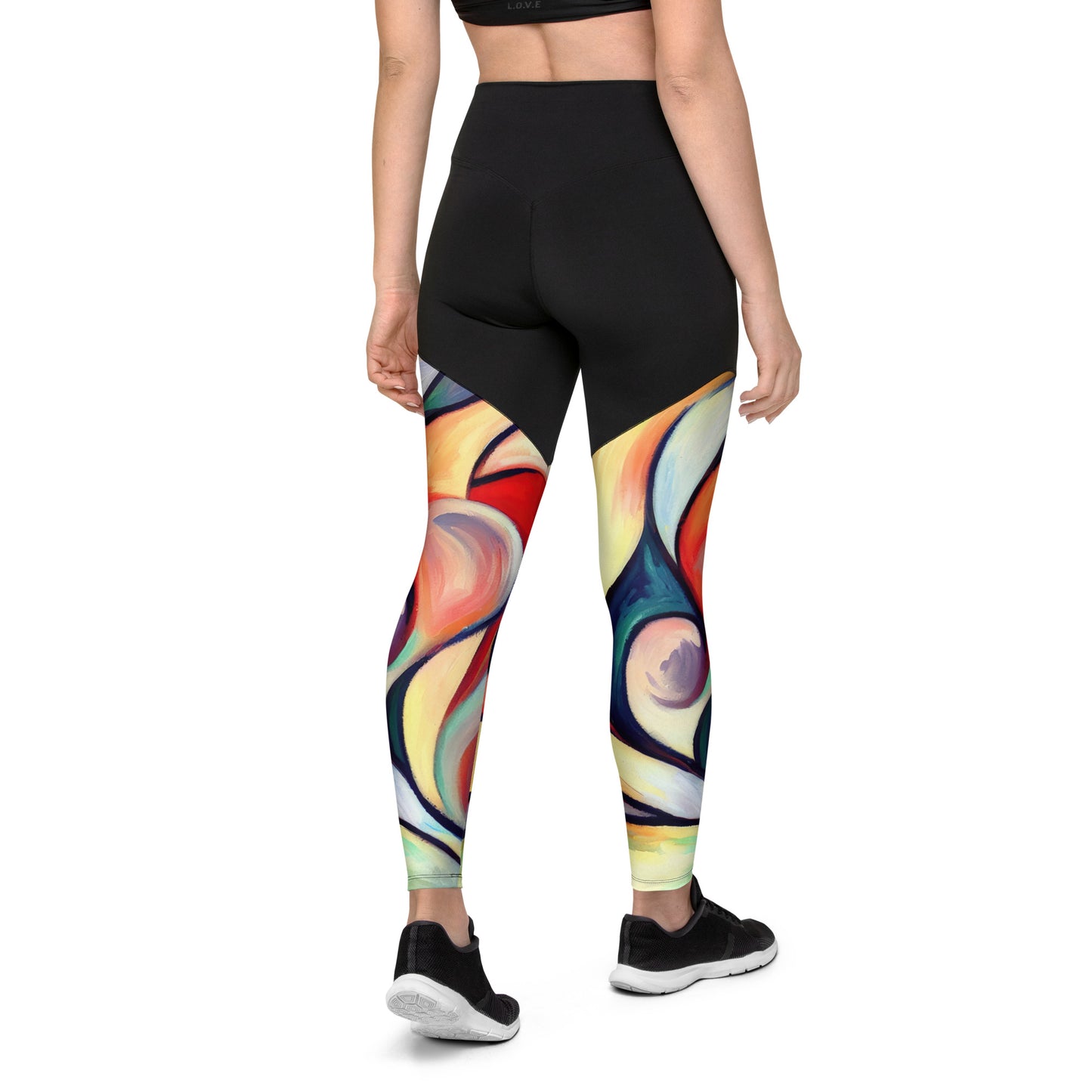 DMV 0277 Abstract Art Sports Leggings