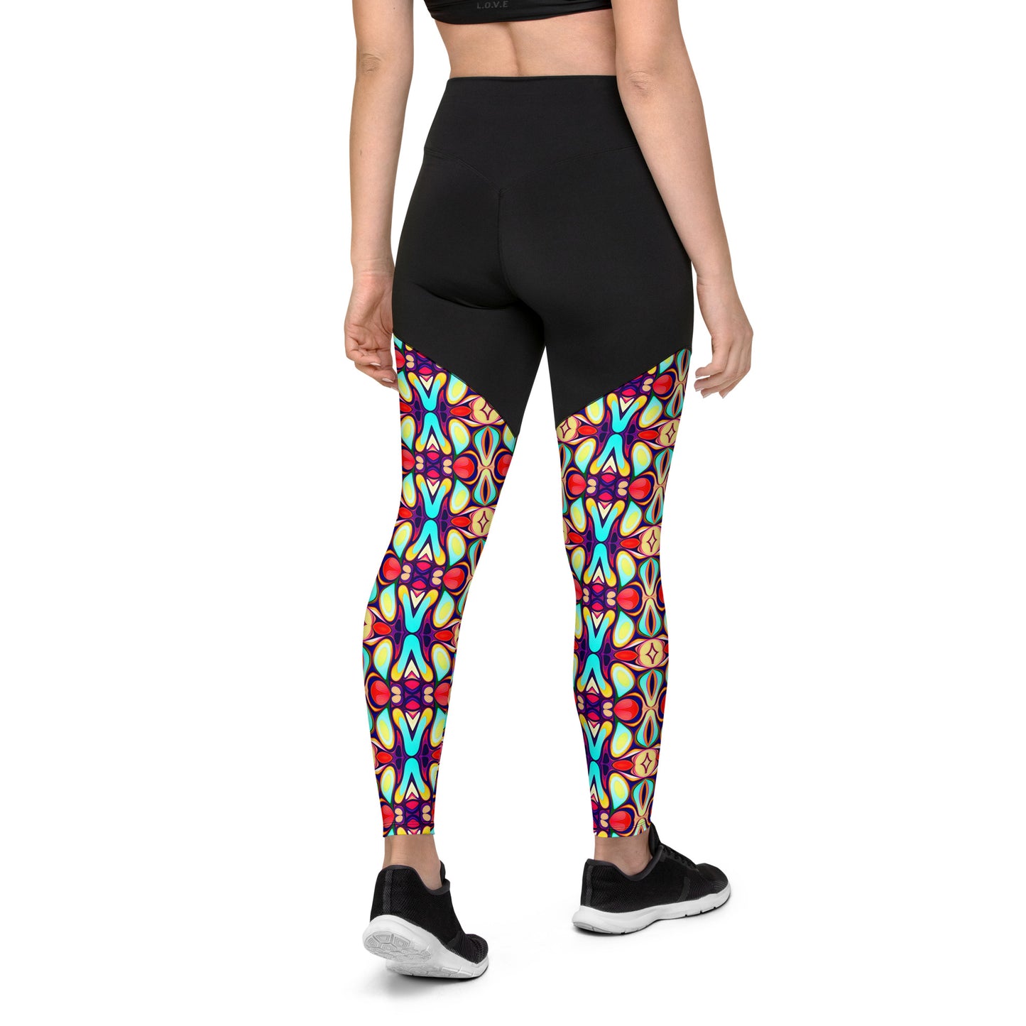 DMV 0036 Vintage Artsy Sports Leggings